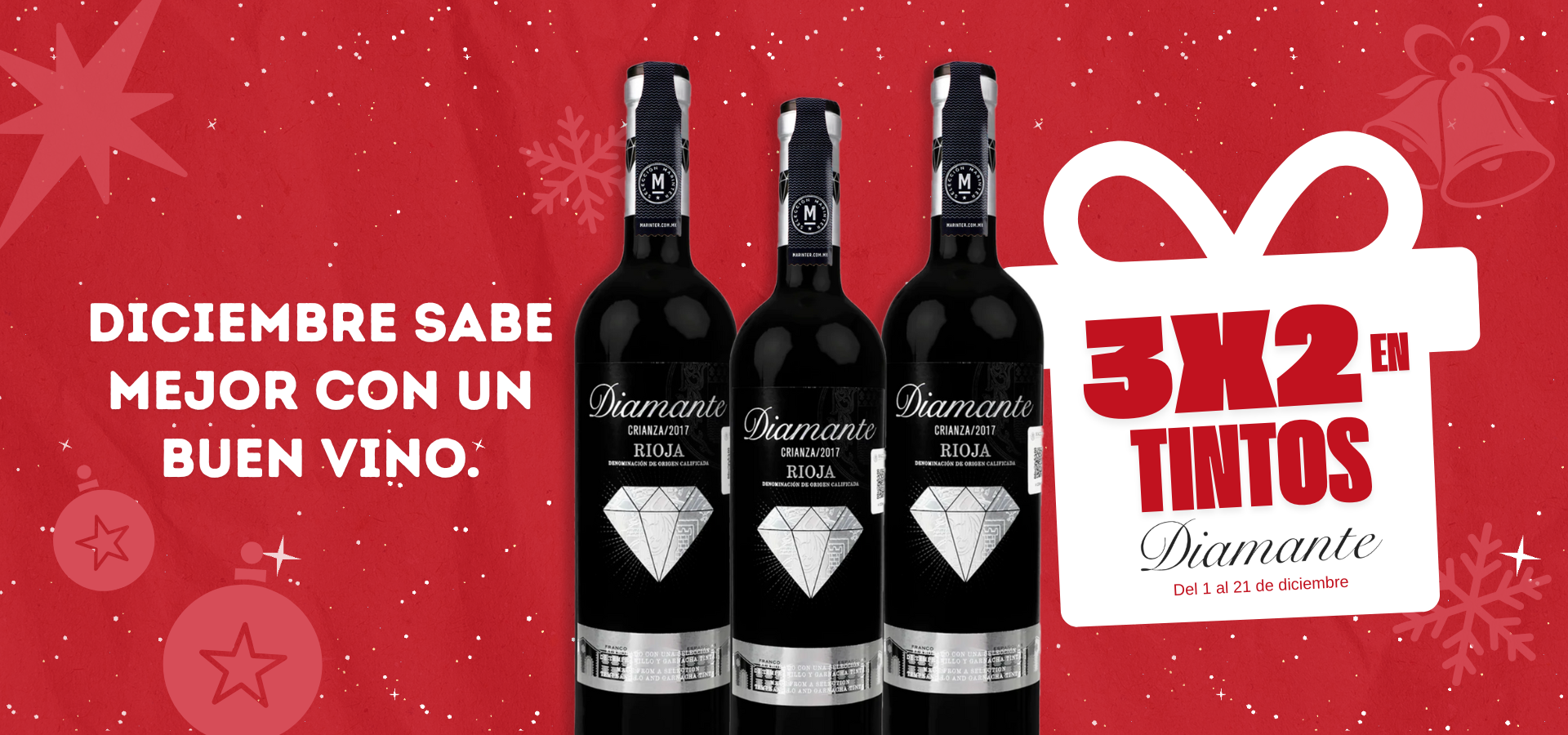 Antzara 3x2 tintos Antzara 3x2 tintos Diamante